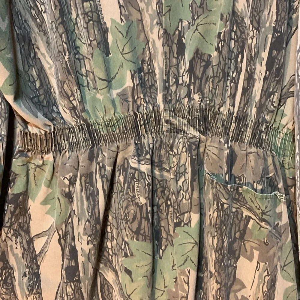 Vintage Camouflage Hunting Outdoorsman Zip Up Coveralls 3XL XXXL 3X Big & Tall - Picture 16 of 17